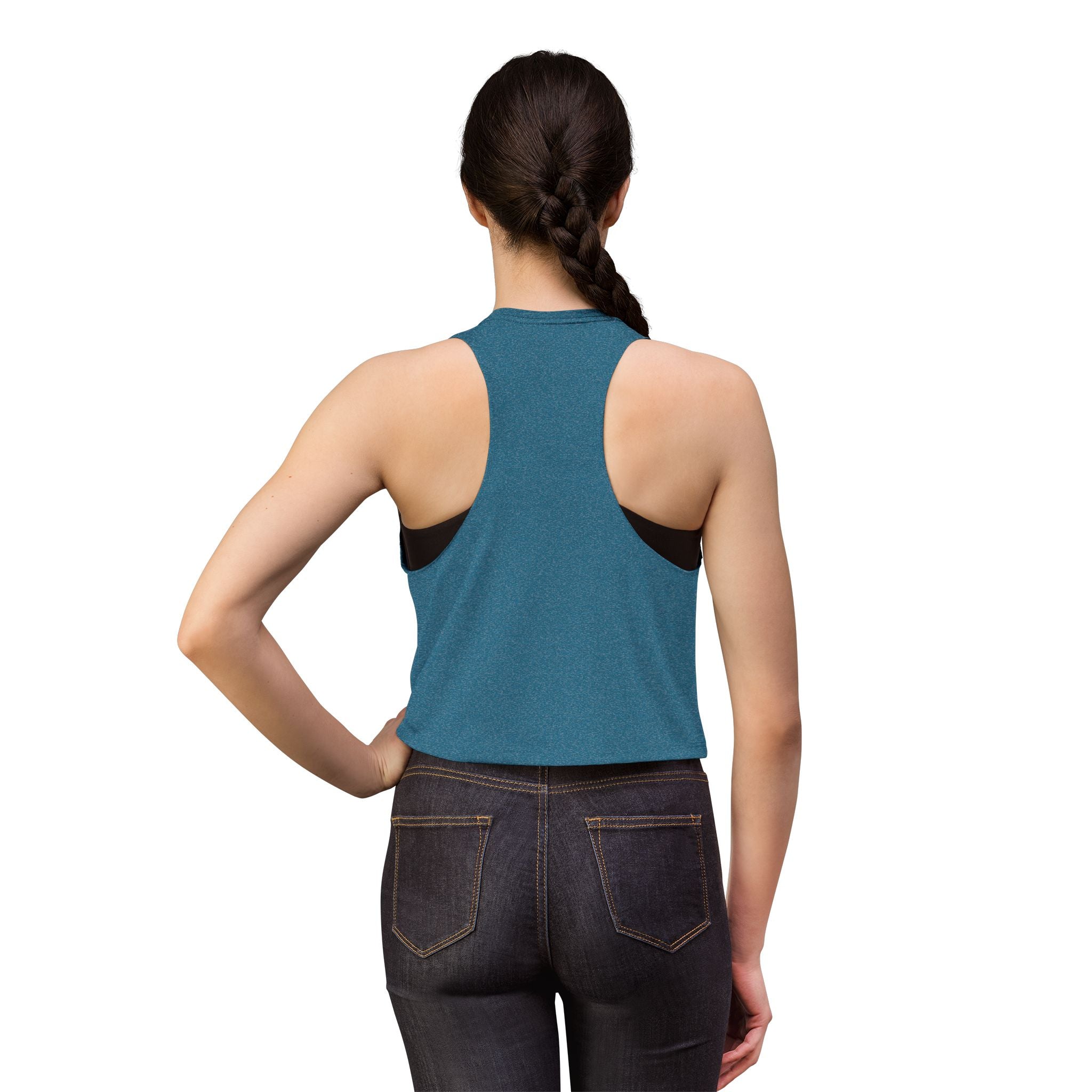 Cowgirl Crop Top — Women's Western Script Tank