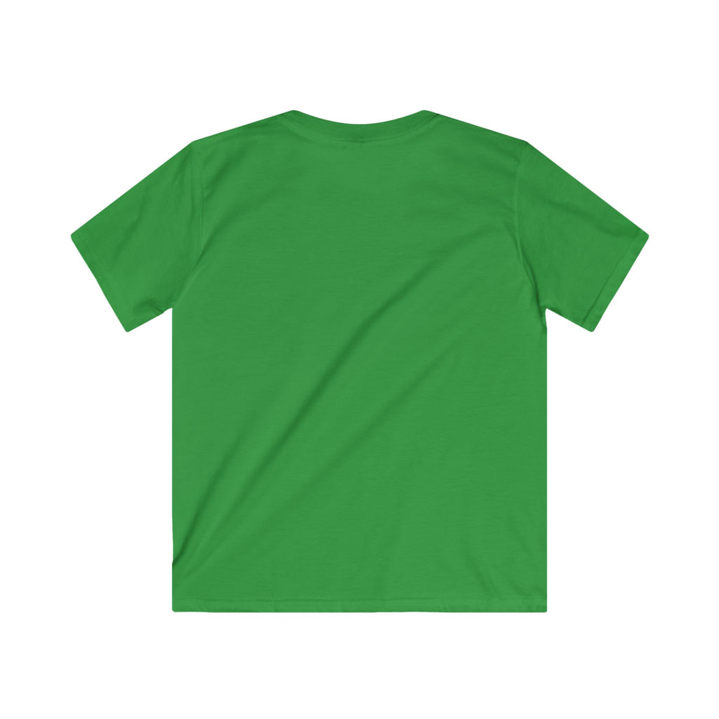 Kids Tee — "I Know I’m Cute" Gold Retro Text