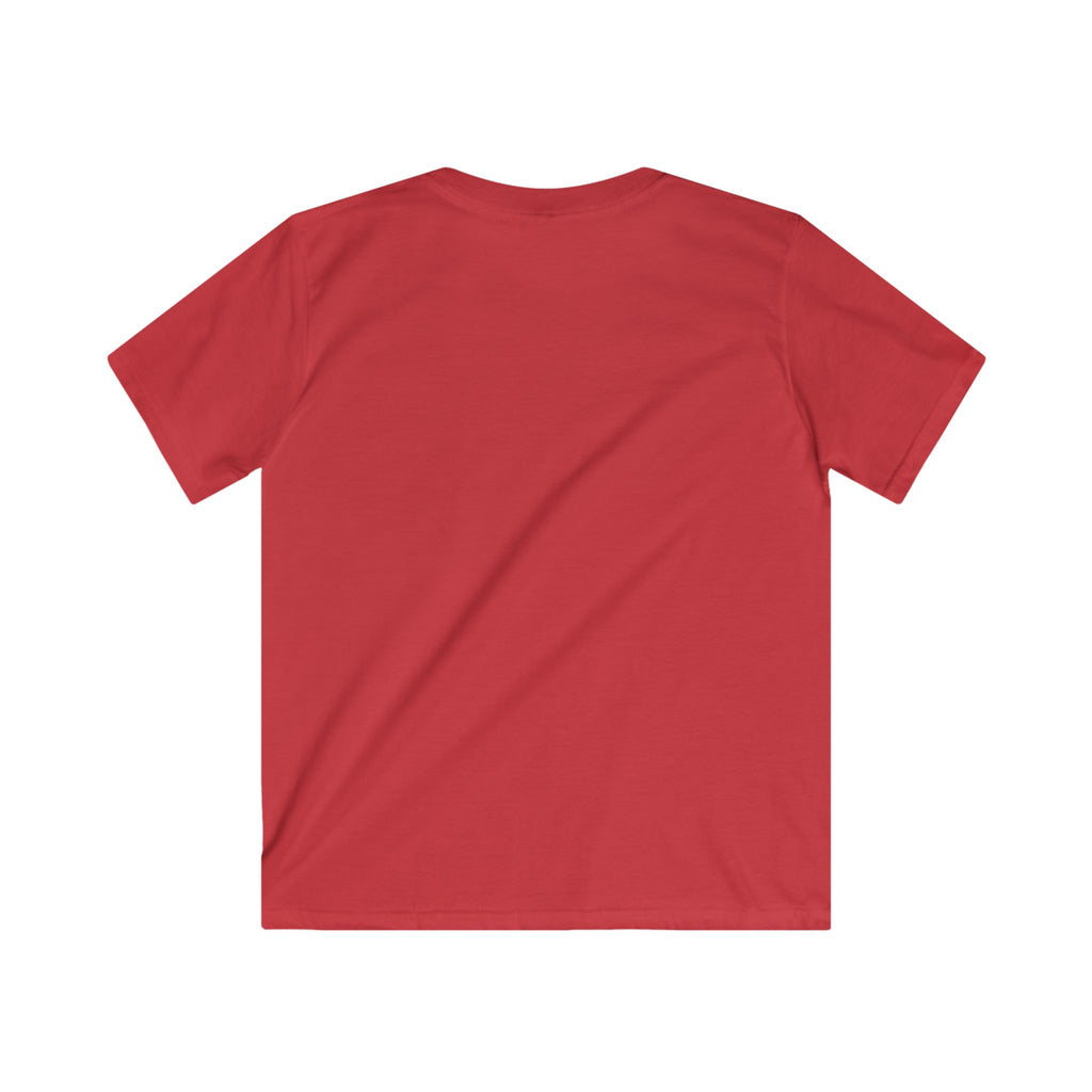 Kids Tee — "I Know I’m Cute" Gold Retro Text