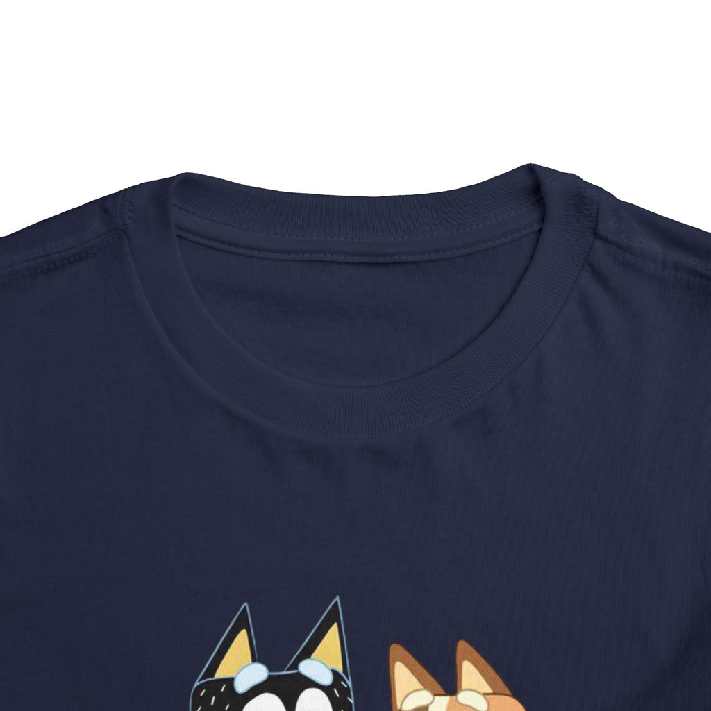 Toddler Tee — Cute Cartoon Bluey Family Kids Shirt