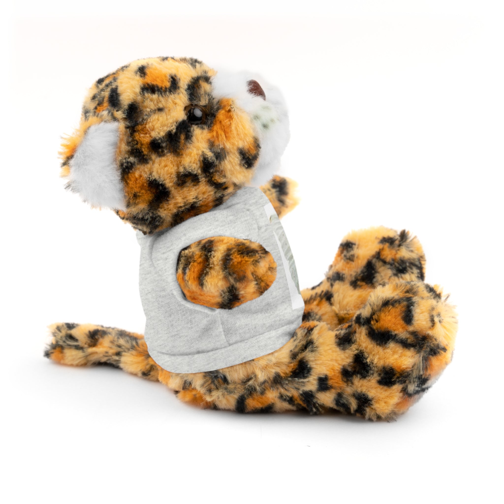 Plush Teddy Bear with Butterfly Tee — Soft Stuffed Animal Gift
