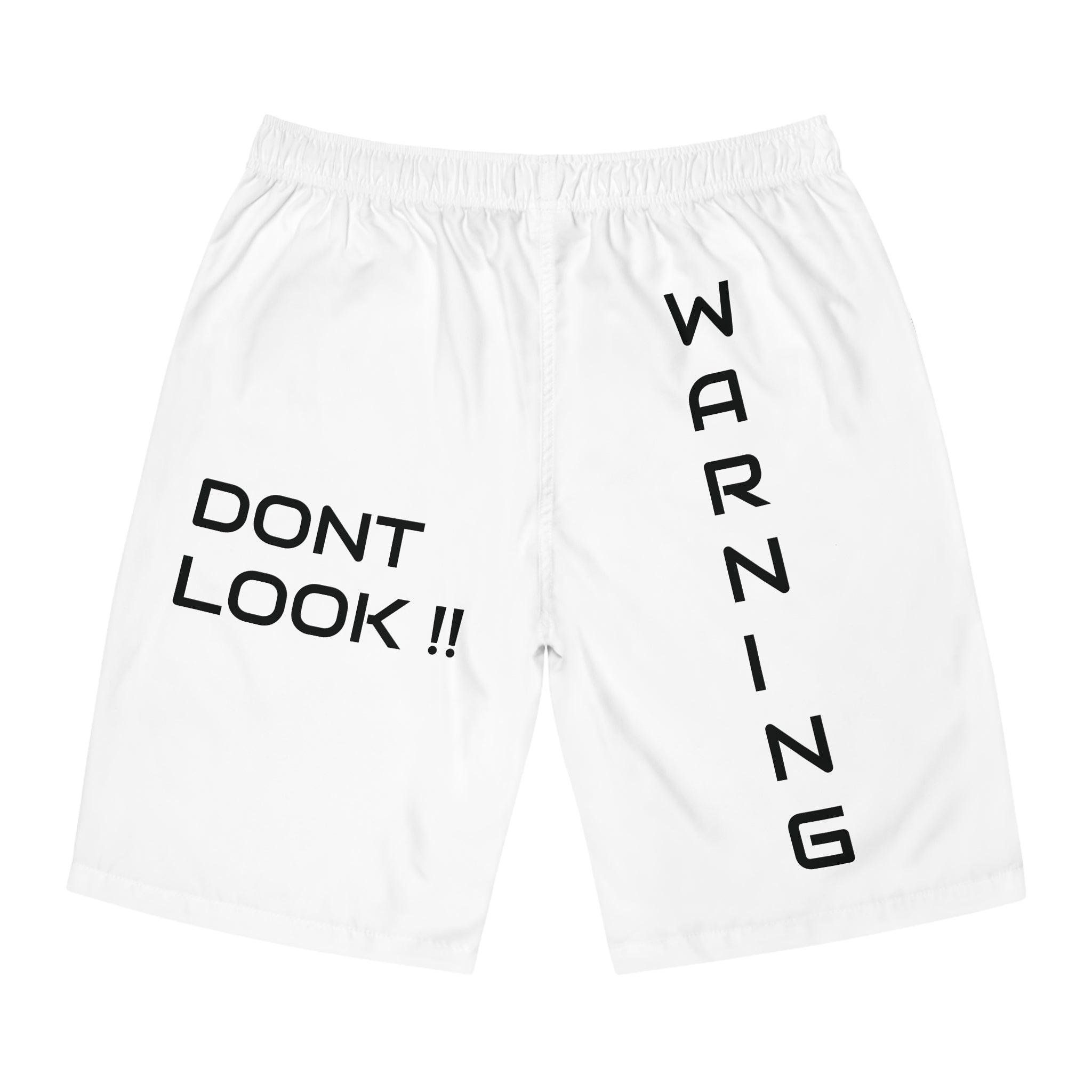Men's Board Shorts – "My Crazy Wife Is With Me" Novelty Beach Shorts