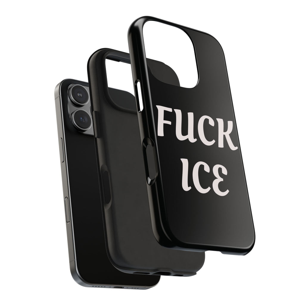 Phone Case — Bold “FUCK ICE” Political Statement Protective Case