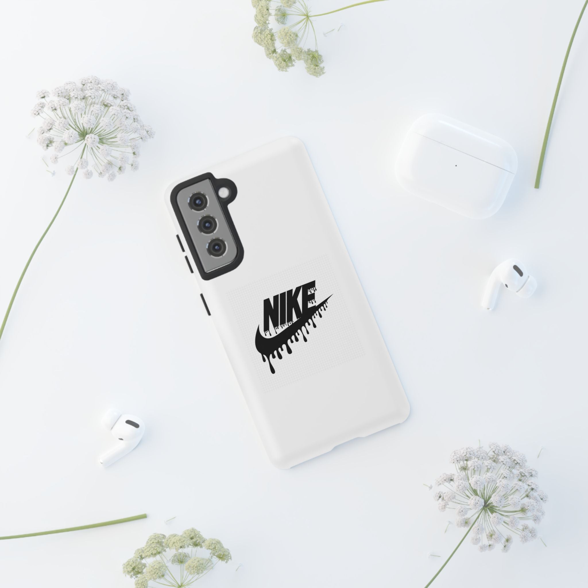 Phone Case — Dripping Nike Swoosh Graphic Tough Protective Case
