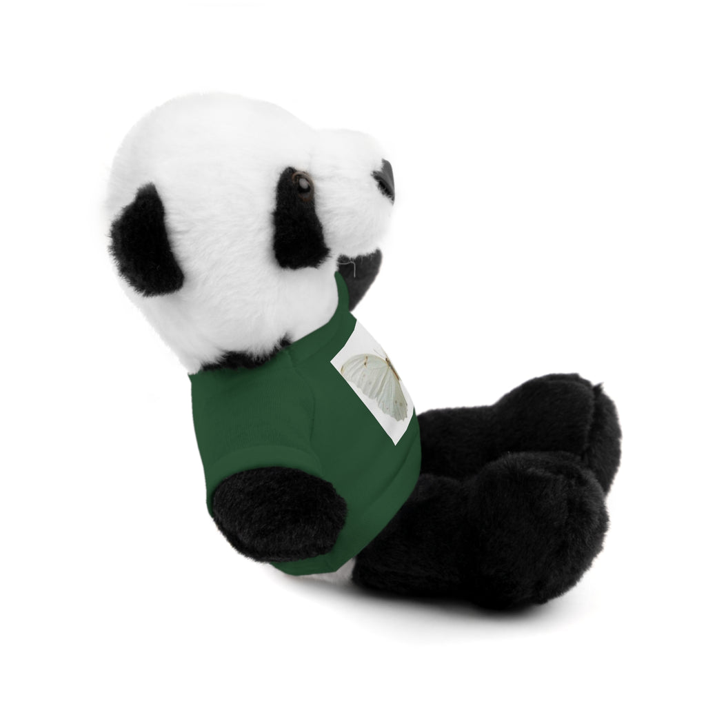 Plush Teddy Bear with Butterfly Tee — Soft Stuffed Animal Gift