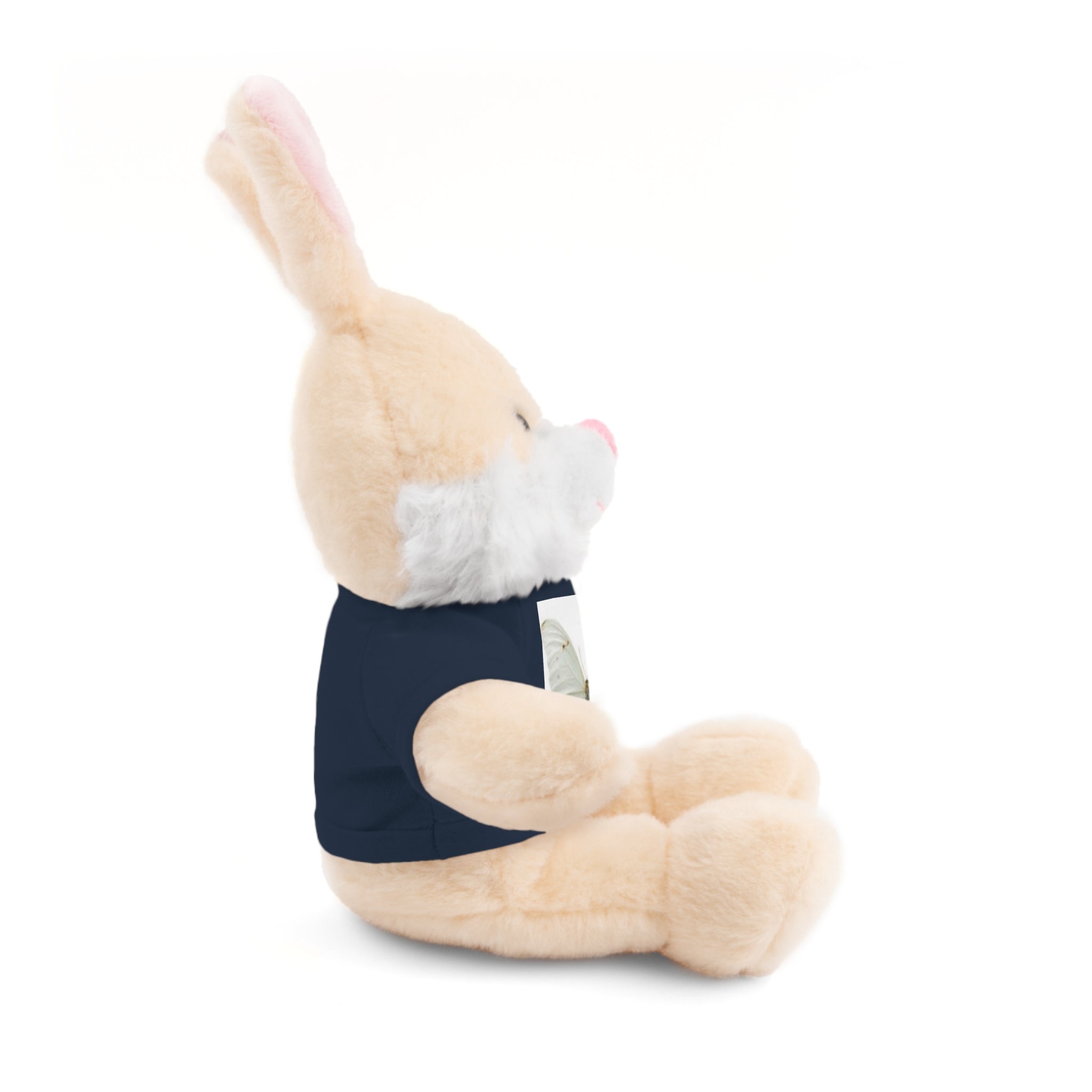 Plush Teddy Bear with Butterfly Tee — Soft Stuffed Animal Gift