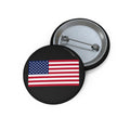 American Flag Pin Button — USA Patriot Lapel Pin for Jackets, Hats & Backpacks