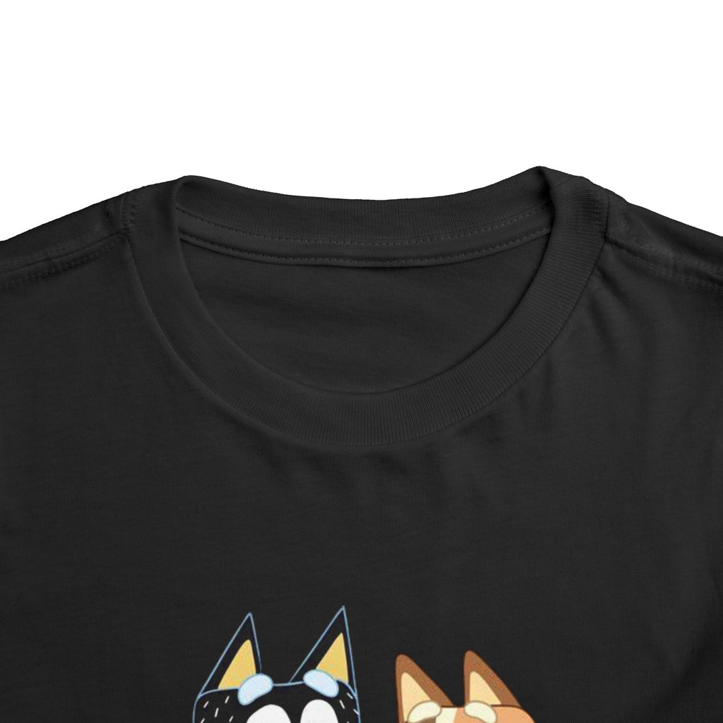 Toddler Tee — Cute Cartoon Bluey Family Kids Shirt