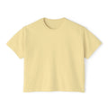 Women's Boxy Tee — “No Boys Are Worth My Education” Feminist Statement Shirt