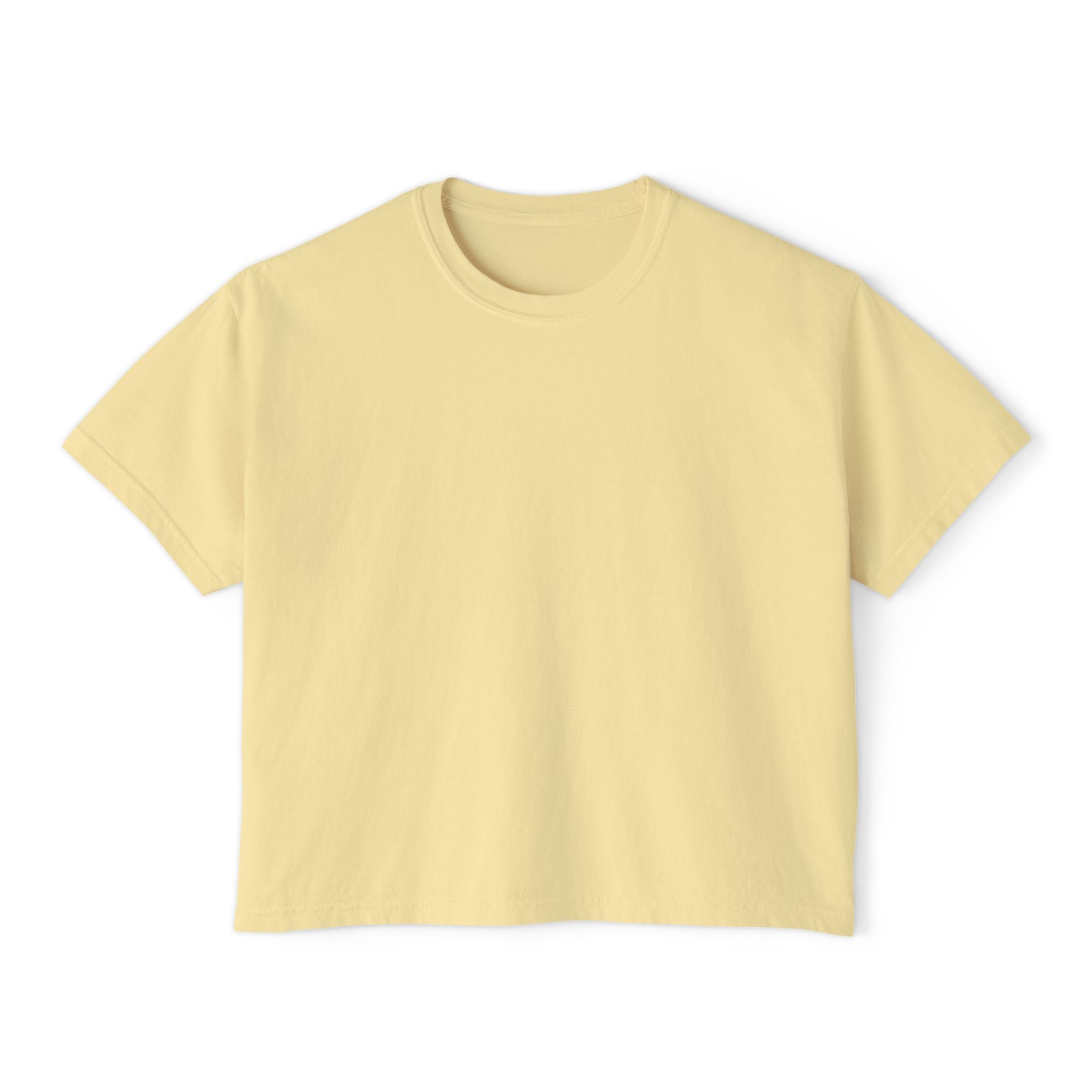 Women's Boxy Tee — “No Boys Are Worth My Education” Feminist Statement Shirt