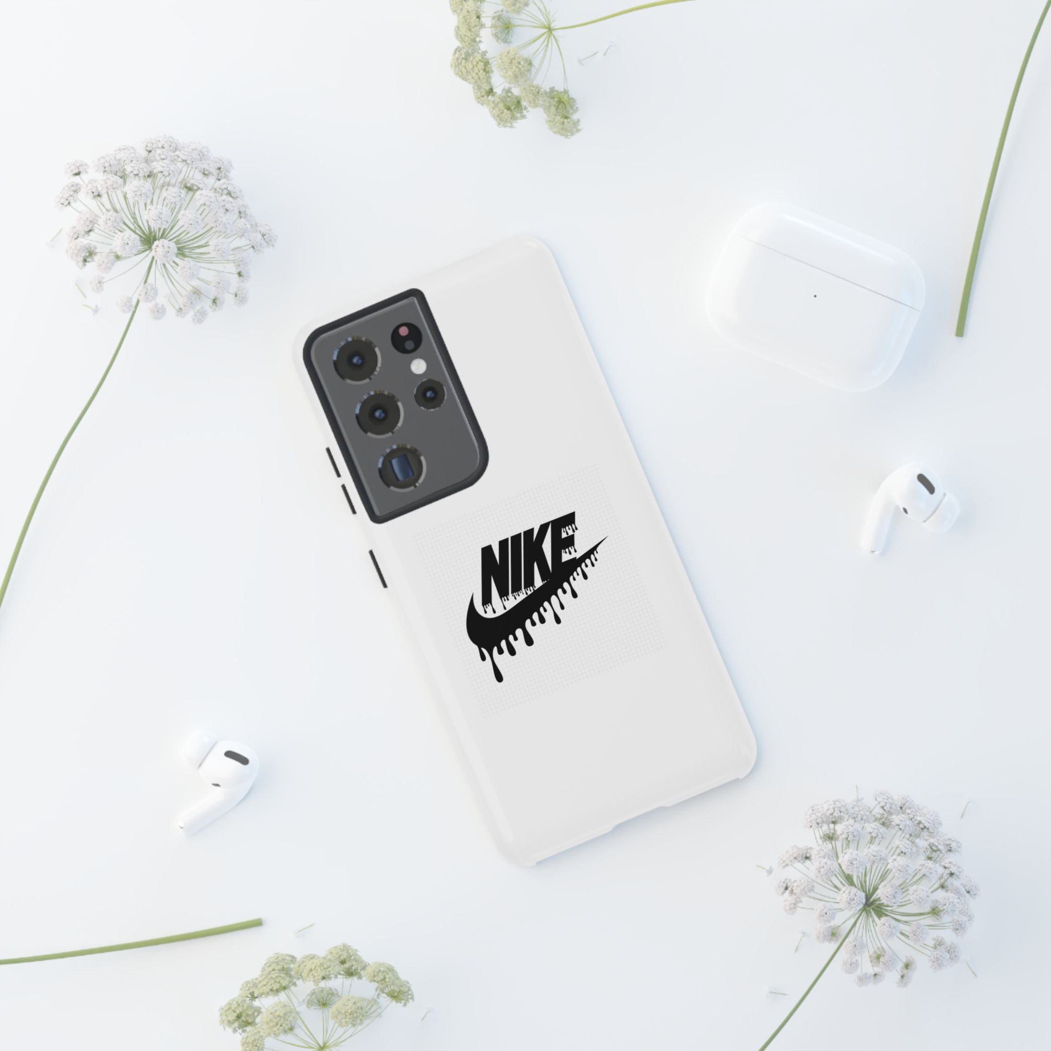 Phone Case — Dripping Nike Swoosh Graphic Tough Protective Case