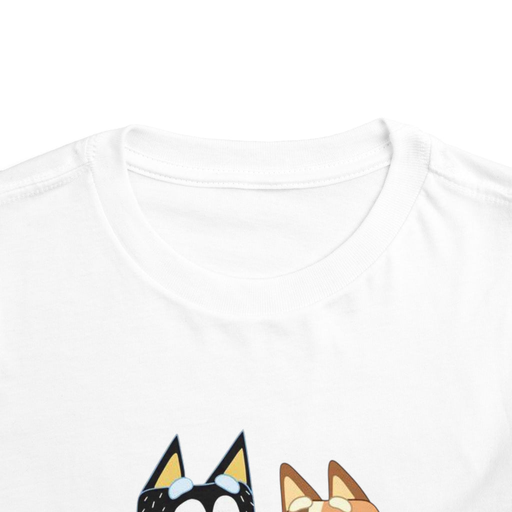 Toddler Tee — Cute Cartoon Bluey Family Kids Shirt