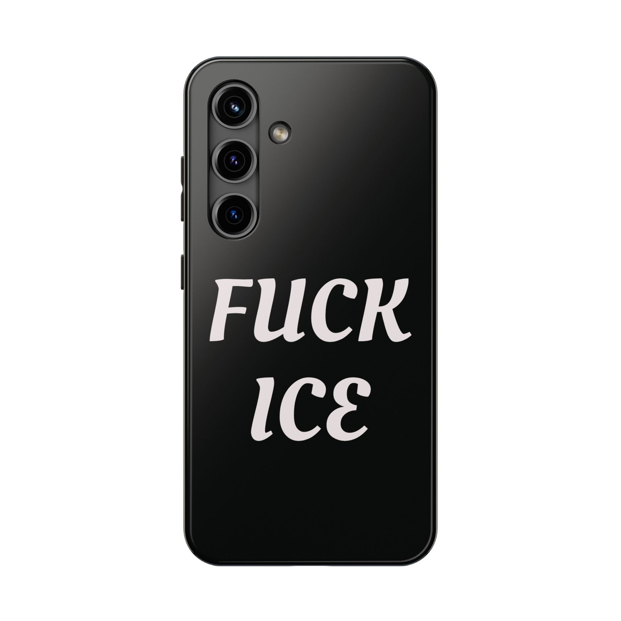 Phone Case — Bold “FUCK ICE” Political Statement Protective Case