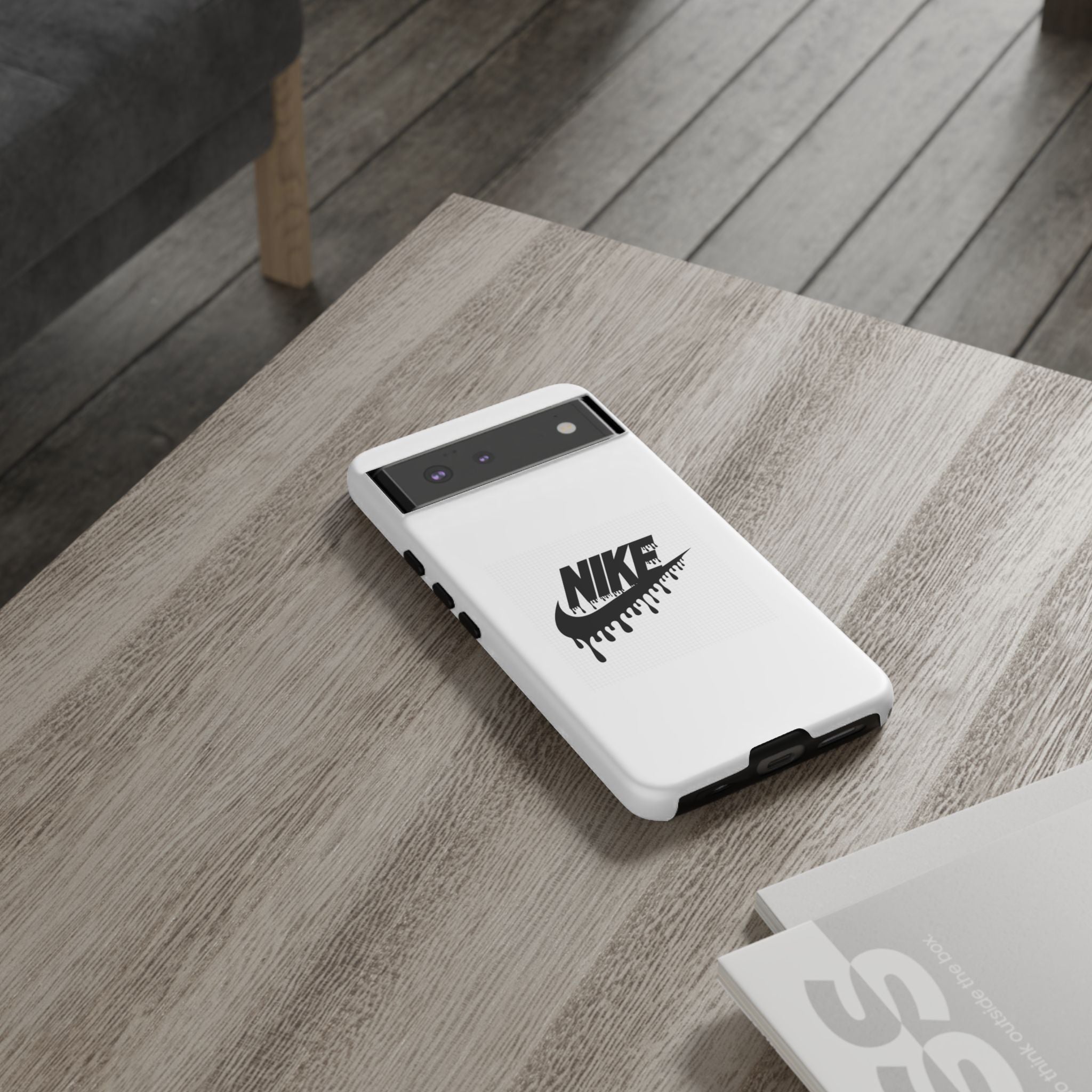 Phone Case — Dripping Nike Swoosh Graphic Tough Protective Case