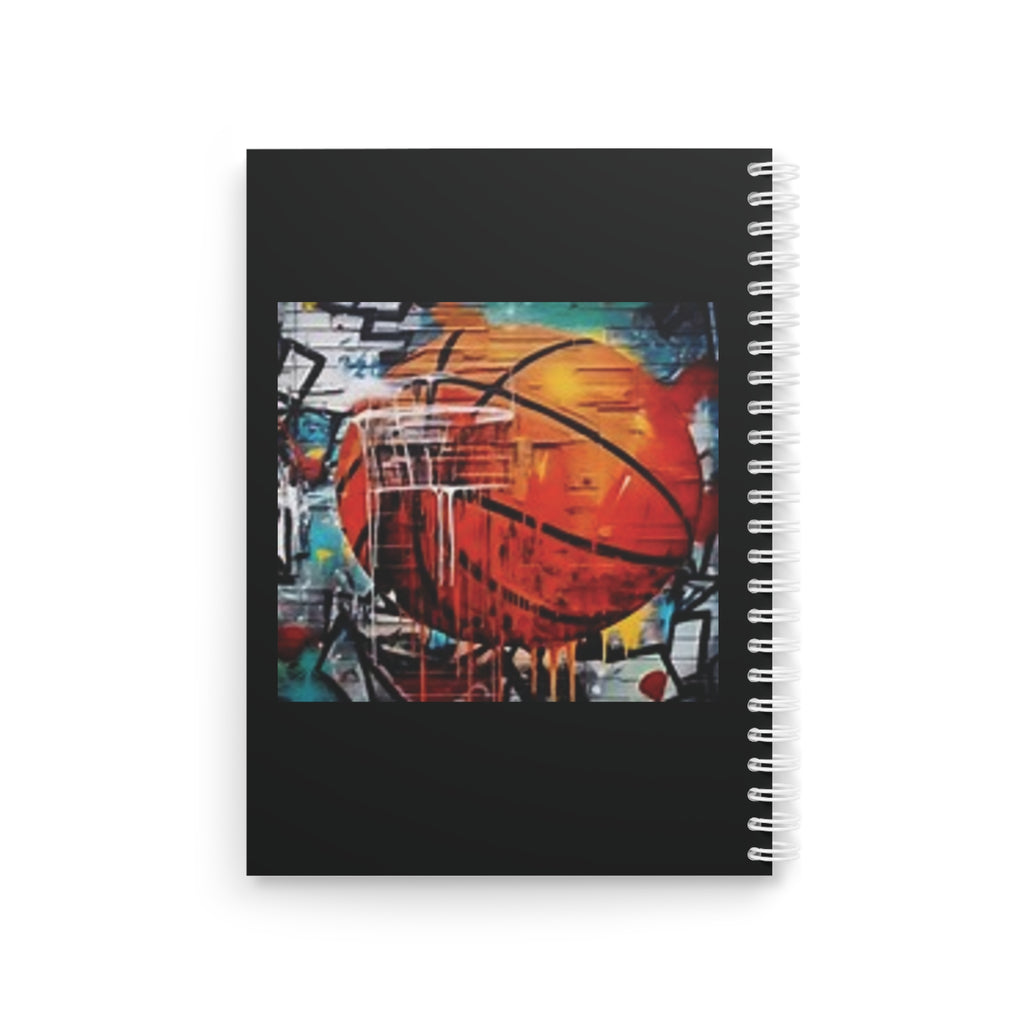 Basketball Graffiti Spiral Notebook — Urban Sports Journal