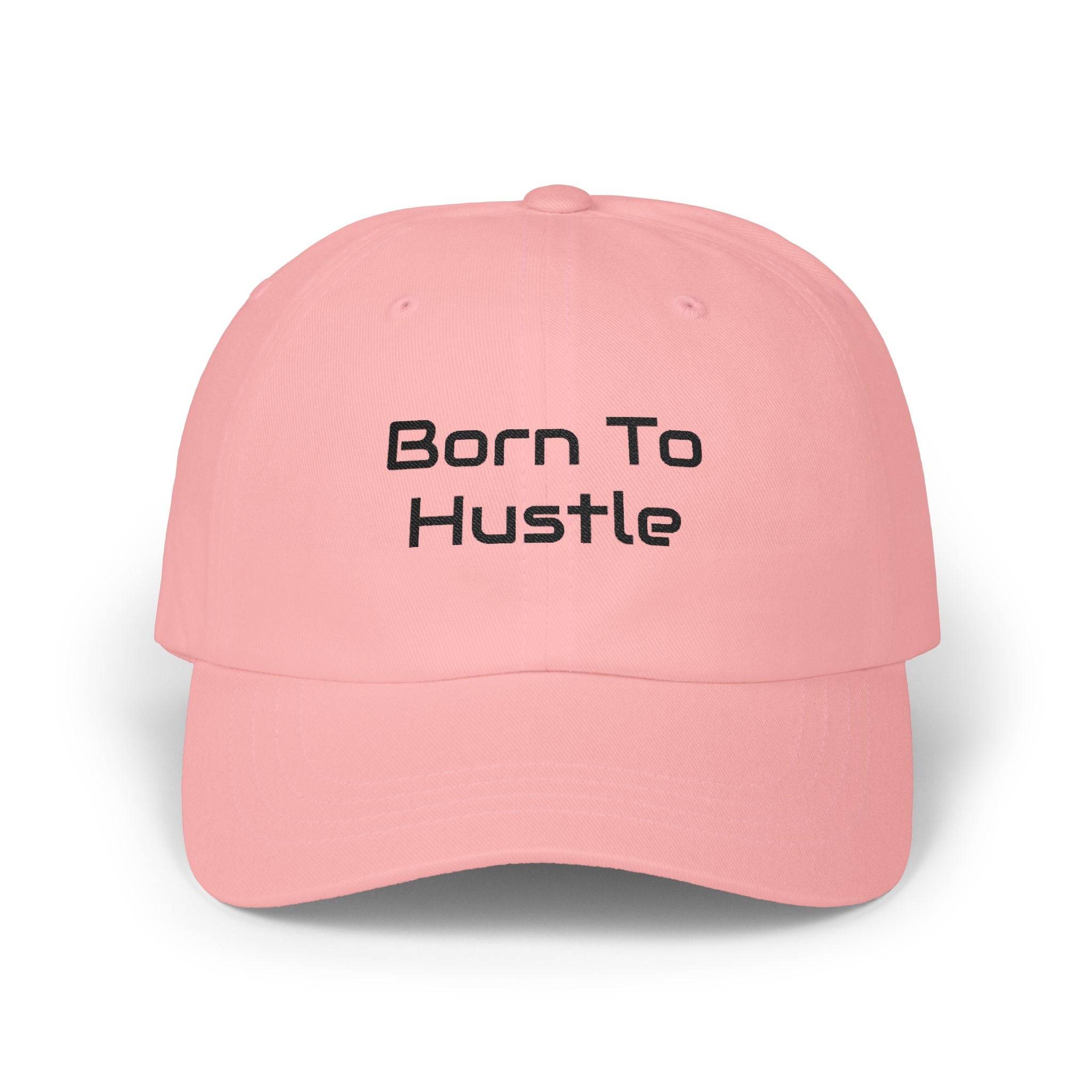 Born to Hustle Dad Cap – Embroidered Motivational Baseball Hat