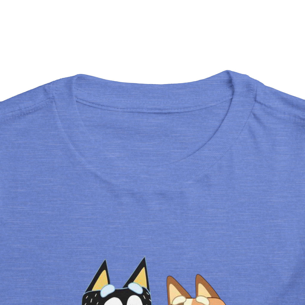 Toddler Tee — Cute Cartoon Bluey Family Kids Shirt