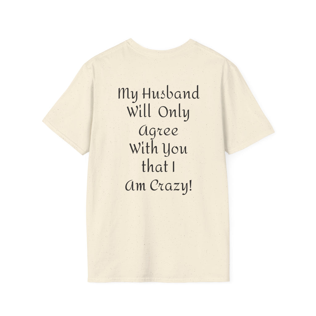 Crazy Script Tee — Minimal Script Graphic T‑Shirt