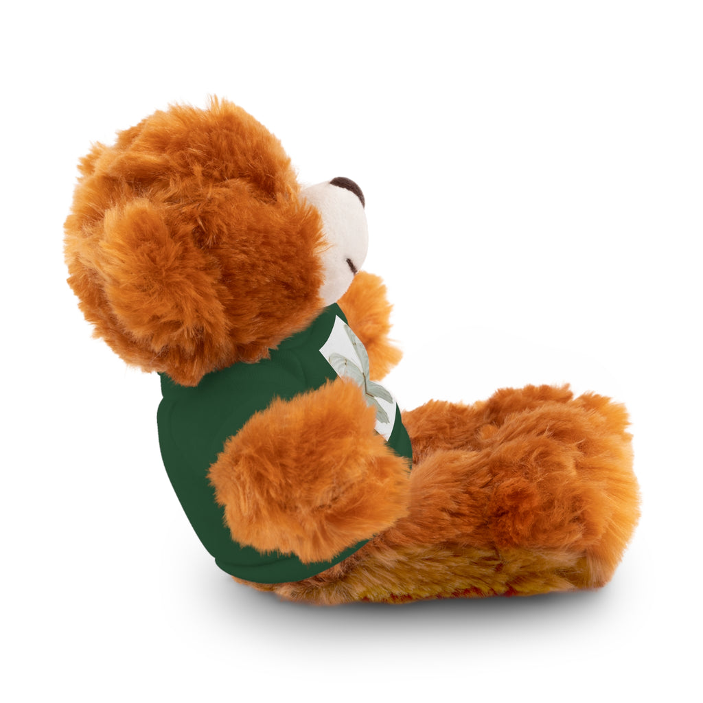 Plush Teddy Bear with Butterfly Tee — Soft Stuffed Animal Gift