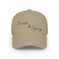 Sweet & Spicy Baseball Cap — Embroidered Tan Low-Profile Hat
