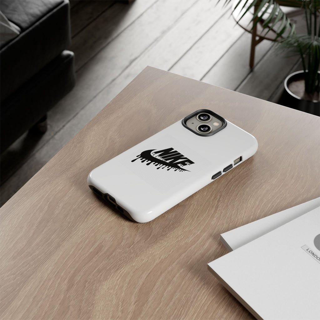 Phone Case — Dripping Nike Swoosh Graphic Tough Protective Case