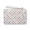 Monogram Print Clutch Bag — Luxury-Inspired Wristlet for Everyday & Special Occasions