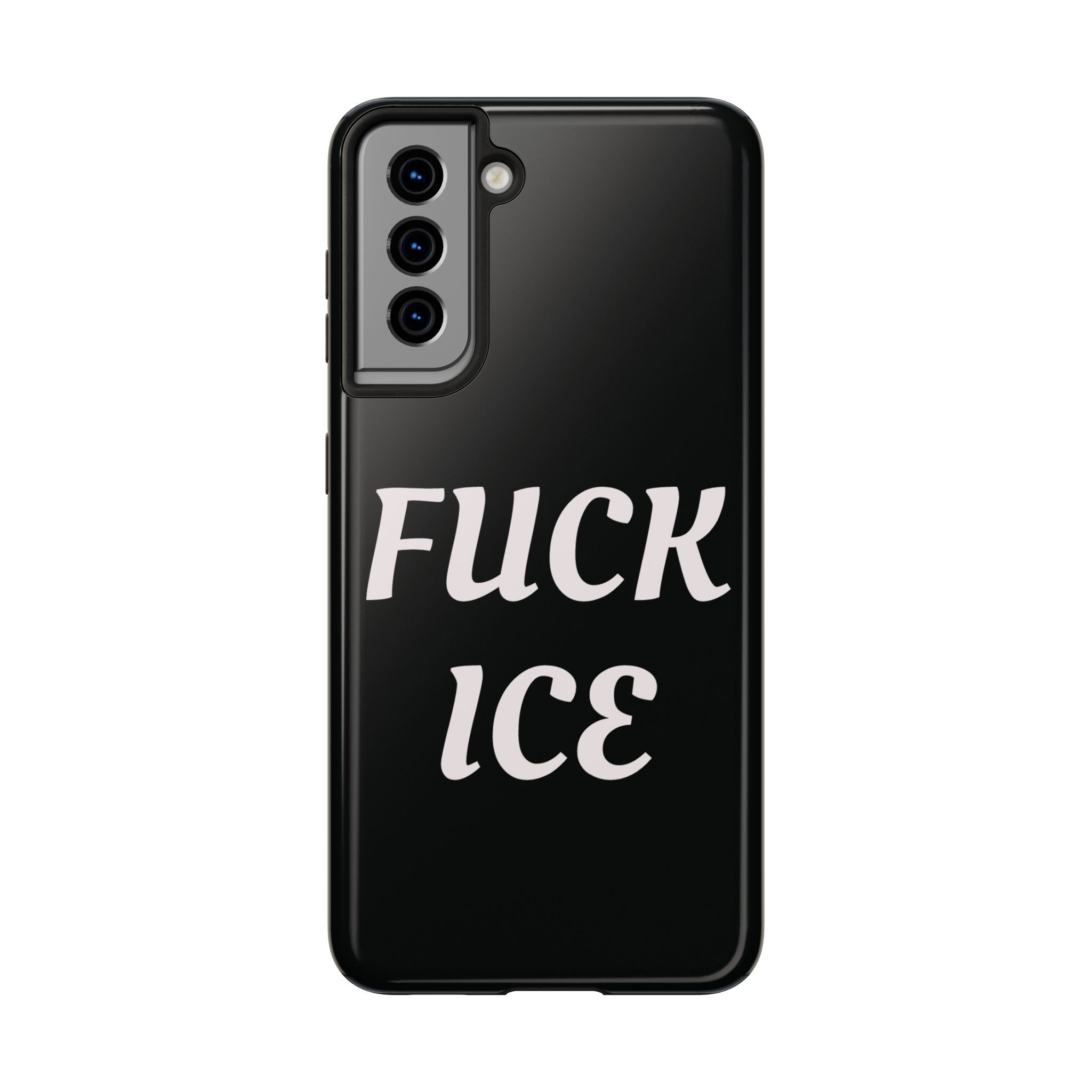 Phone Case — Bold “FUCK ICE” Political Statement Protective Case