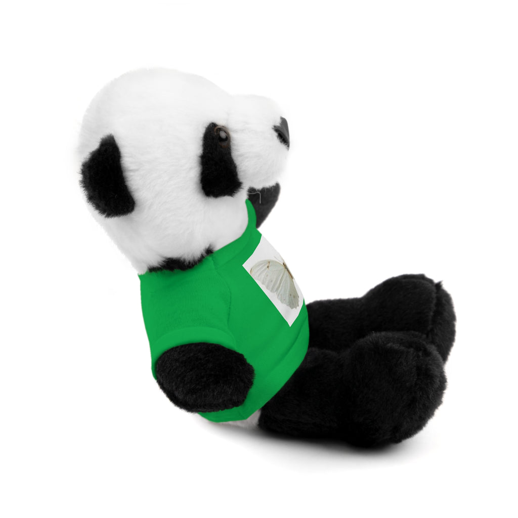 Plush Teddy Bear with Butterfly Tee — Soft Stuffed Animal Gift