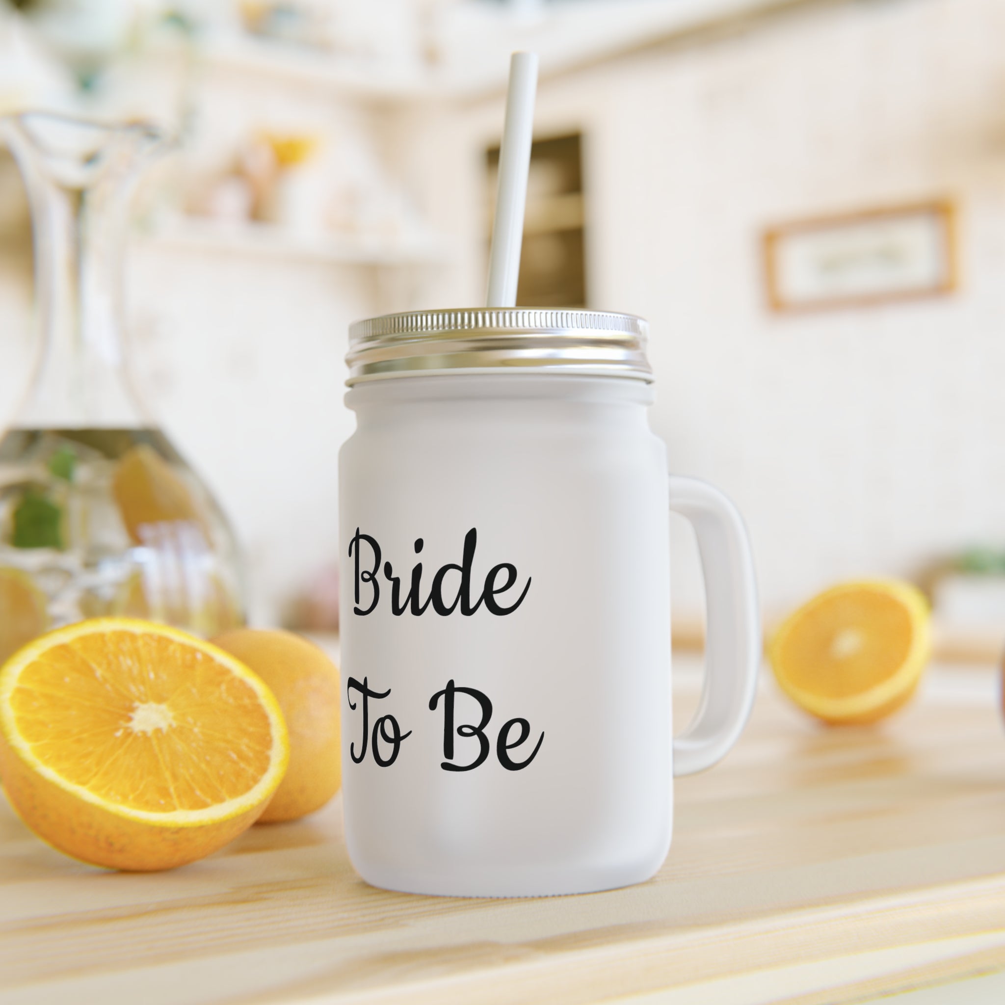 Bride To Be Mason Jar Tumbler — Bachelorette Party Drink Mug