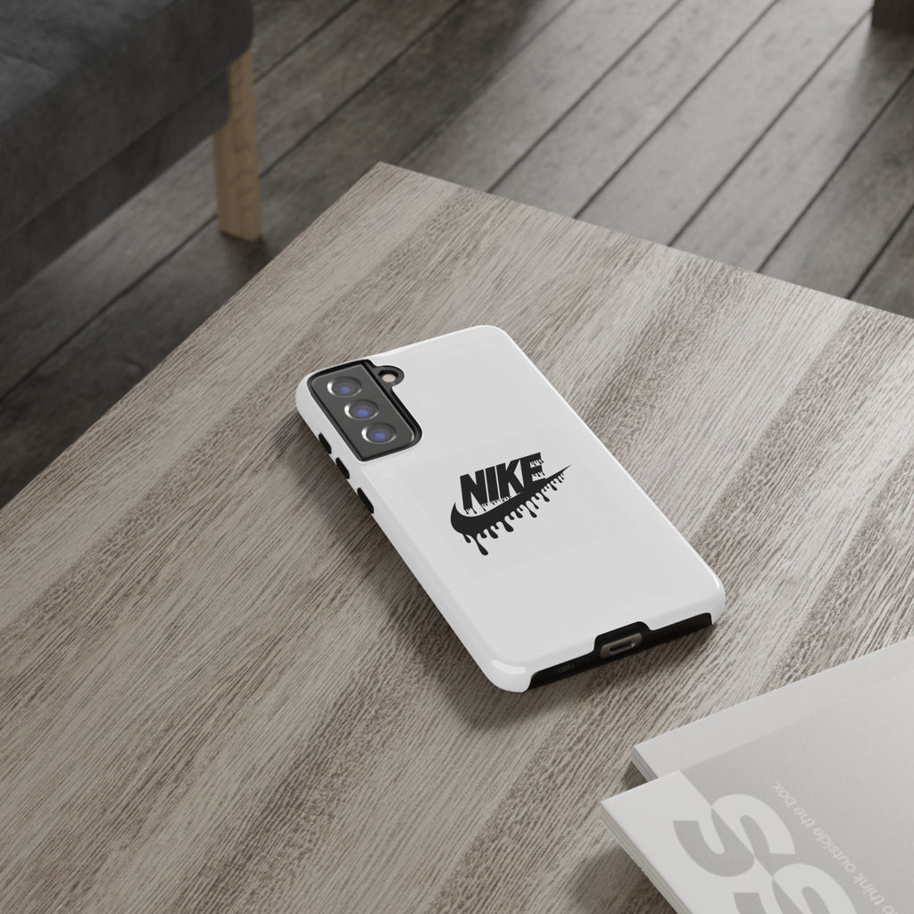 Phone Case — Dripping Nike Swoosh Graphic Tough Protective Case