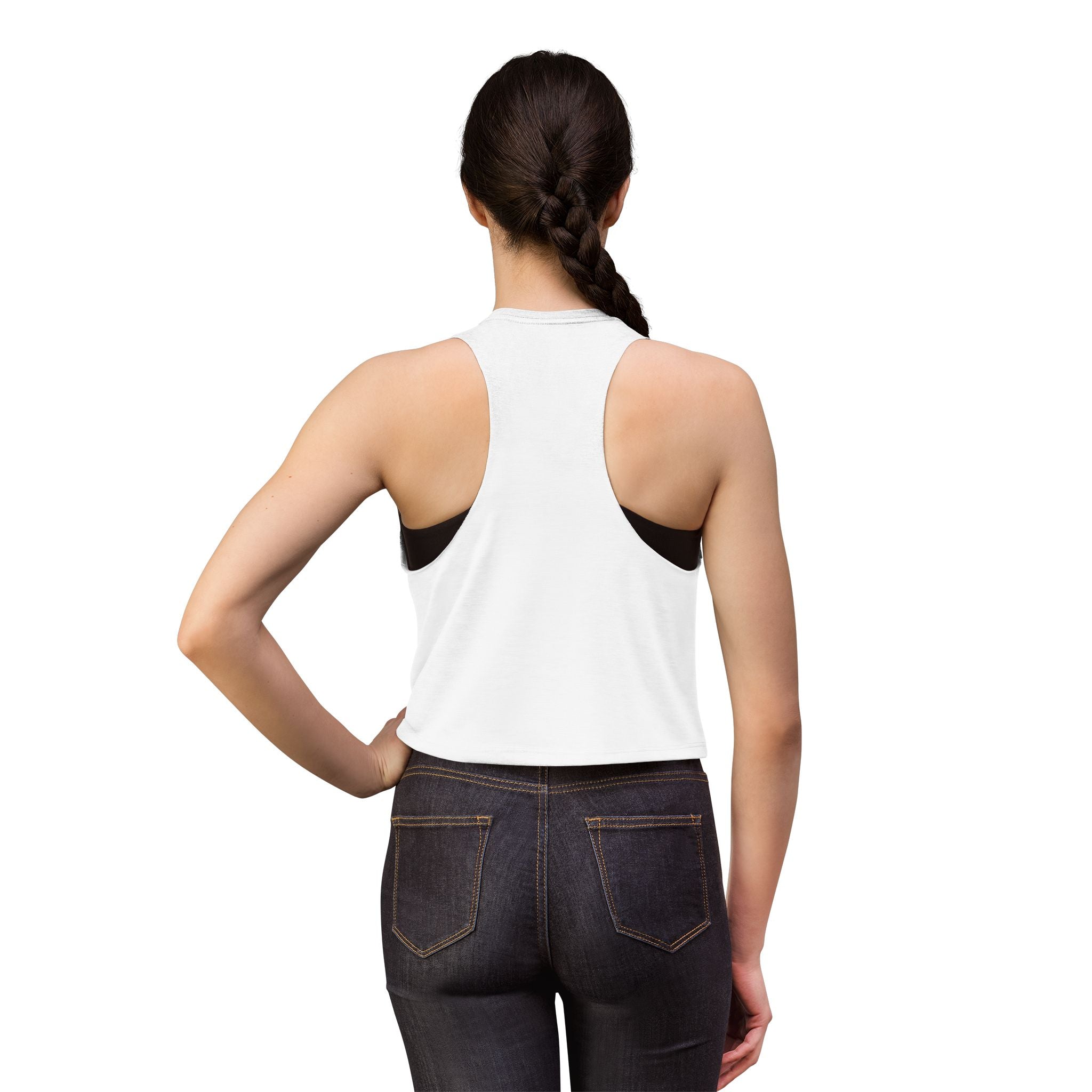 Cowgirl Crop Top — Women's Western Script Tank