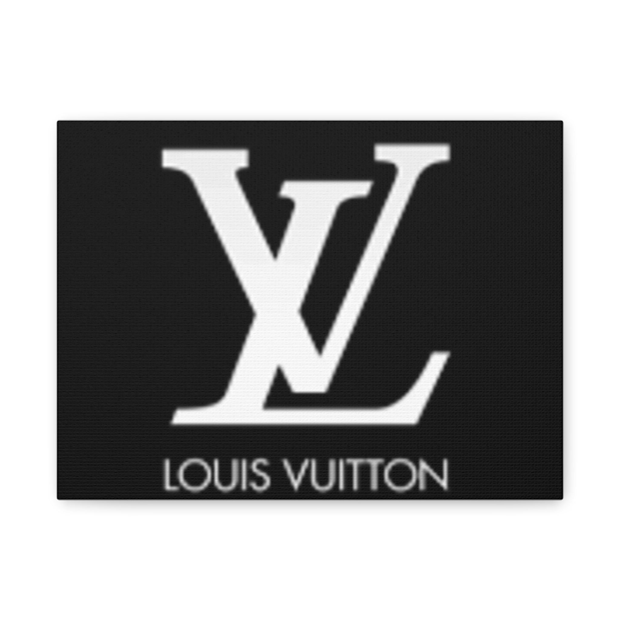 Luxury Logo Canvas Print — Monogram Wall Art