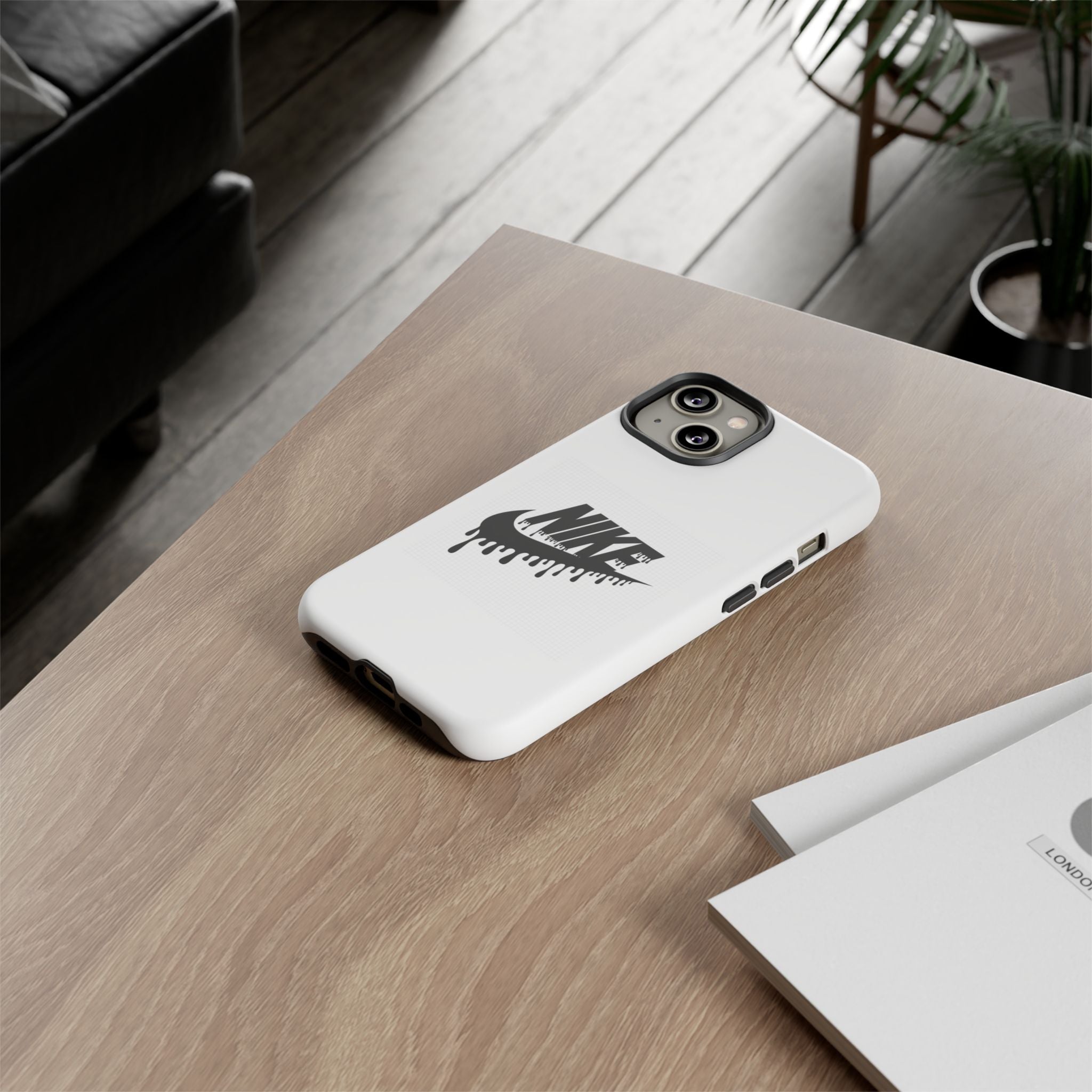 Phone Case — Dripping Nike Swoosh Graphic Tough Protective Case